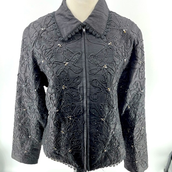 Anage Jackets & Blazers - Anage size small 100% silk blazer/jacket